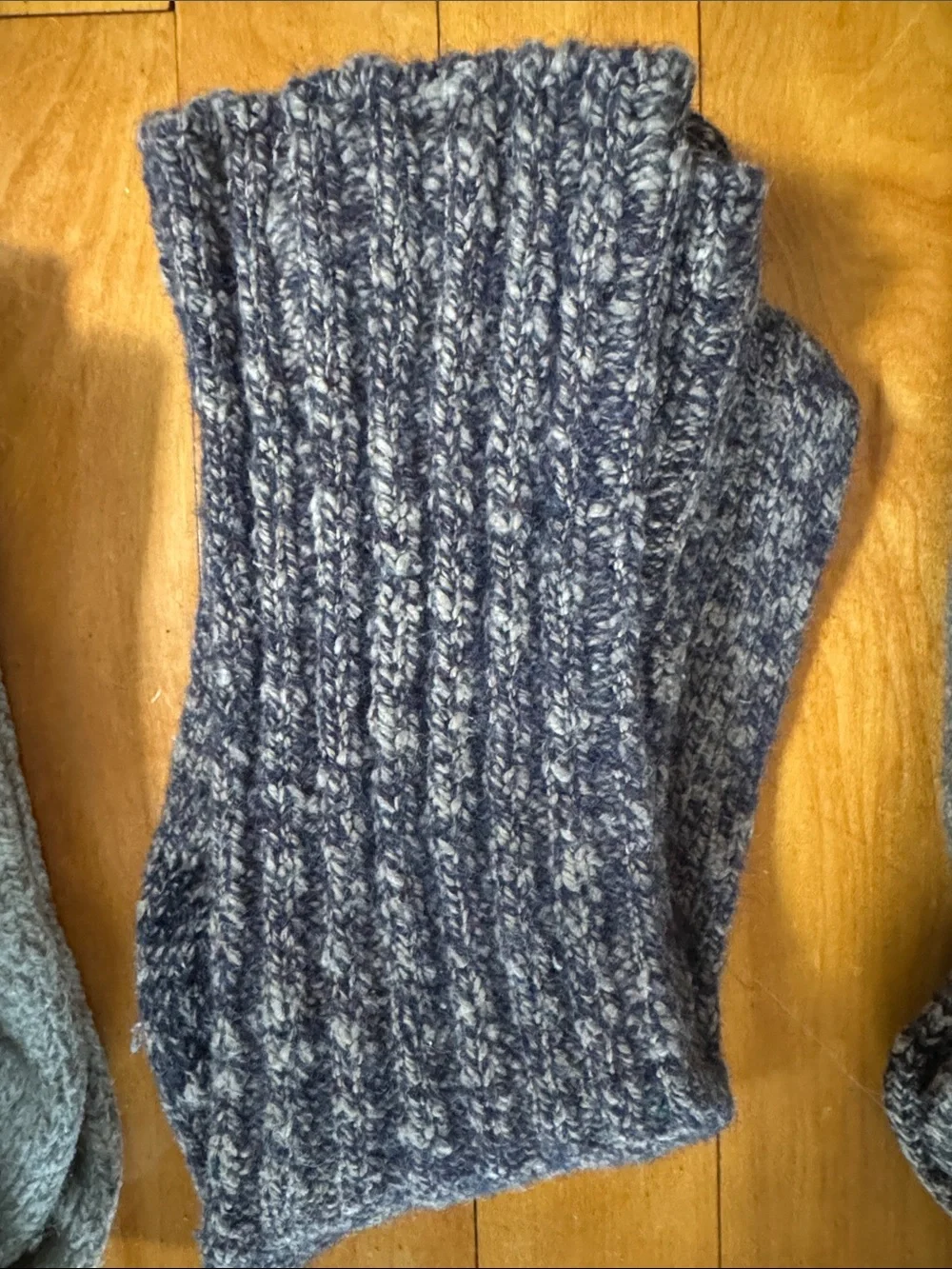Classic vintage chunky Y2K Ribbed Men's Wool Socks - 5pair